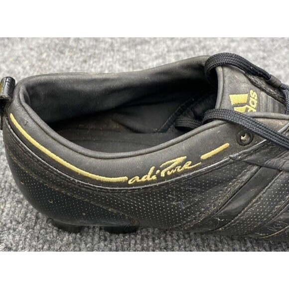 Adidas adiPure II TRX FG Soccer Cleats Men Size 7 Black Gold Leather G00916 main image 8